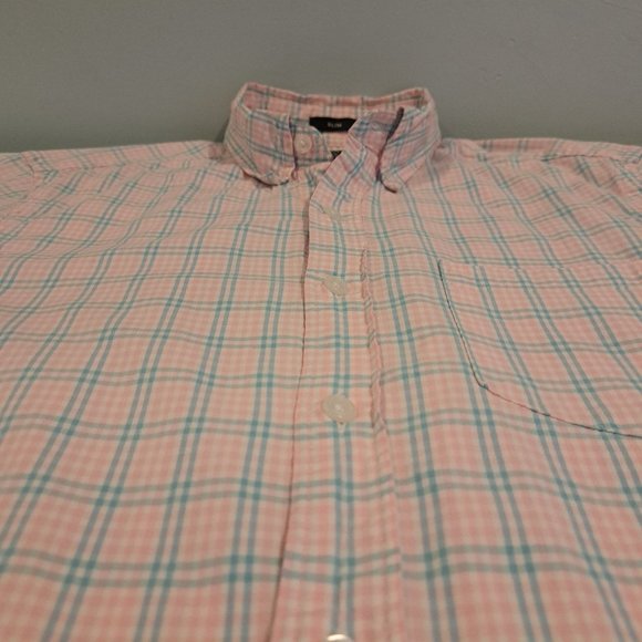 J. Crew Slim Flex Washed men's small long sleeve button down shirt style AF846 - Picture 5 of 13